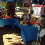 Our booth at Carmichael Park Farmer's Market